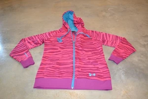 K12- Under Armour Giacca semi aderente full zip con cappuccio taglia donna small - Foto 1 di 4