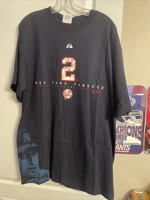Camiseta New York Yankees Derek Jeter Majestuosa Azul Talla 2xl Solo Nueva Foto 1 de 4