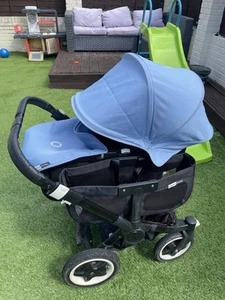Bugaboo Donkey 5 Duo Double Pushchair -light Blue - Picture 1 of 8