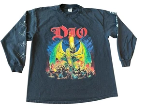 Vintage Rare 2002 Ronnie James Dio Killing The Dragon Long Sleeve XL Double Side - Bild 1 von 7