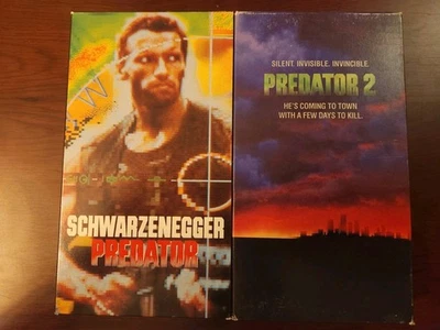 VHS Lot: Predator 1 & 2: Arnold Schwarzenegger, Danny Glover (1987, 1990) Foto 1 de 4