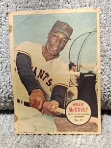 1967 TOPPS PIN-UPS # 32 WILLIE McCOVEY HOF SAN FRANCISCO GIANTS - Picture 1 of 4