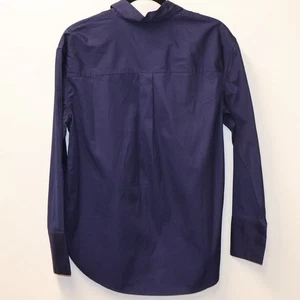 Madewell long-sleeve shirt, style NS331 size S. The shirt is a solid navy blue - Picture 1 of 16