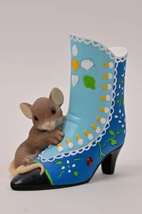 Charming Tails A Beautiful Sole Is Always In Fashion #4025770 Mouse Crafted Boot - Picture 1 of 6