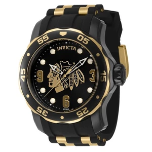 Invicta Men's NHL Chicago Blackhawks 48mm Quartz Watch IN-42315 - Picture 1 of 1