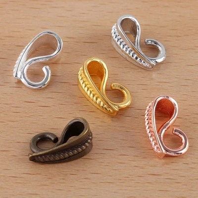 Conector de fianza de latón de 20 piezas para collar de oro/bronce/plata 3X13 mm fianza 01 Foto 1 de 4