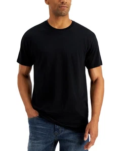 Alfani Herren solides T-Shirt - schwarz, X-LARGE - Bild 1 von 3