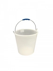 Secchio Plastica Bianco da 15 lt Per Pavimenti e Alimenti Mobilplastic - Foto 1 di 1