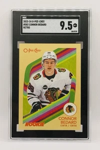 2023-24 O-Pee-Chee Marquee Rookie Retro #582 Connor Bedard SGC 9.5 Chicago RC - Imagen 1 de 6