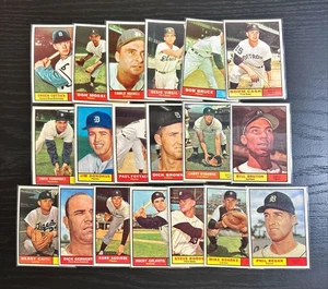 1961 TOPPS (19) CARD LOT DETROIT TIGERS VG-EX SET BUILDER COLLECTION - Picture 1 of 2