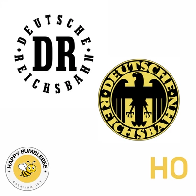 Decals Aufkleber Deutsche Reichsbahn H0 – 56 Sticker Set Vorgeschnitten