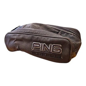 Ping Golf Black Golf Shoe Vented Carrying Accessory Bag Vintage BB5 - Picture 1 of 11