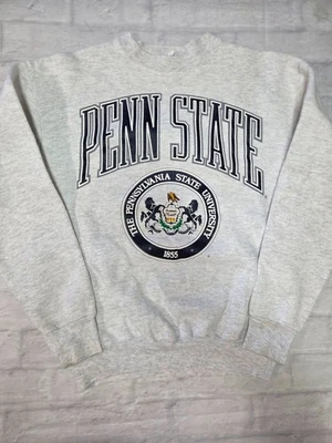 Suéter All American Sweats NCAA Penn States Nittany Lions en Gris S. L Hecho en EE. UU. Foto 1 de 4