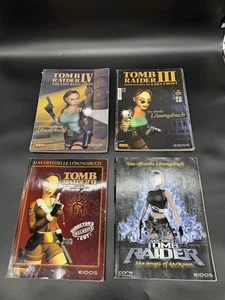 Tomb Raider Lösungsbücher 4 Stück PlayStation 1 Zustand Akzeptabel  - Bild 1 von 11
