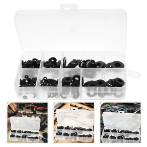  Juego surtido de arandelas planas 250 piezas surtido para tornillos muebles de nailon - Imagen 1 de 12
