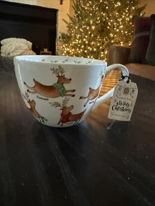 Tazza da tè Portobello By Design Renna di Babbo Natale Rodolfo Natale Vacanze - Foto 1 di 10