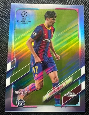 Francisco Trincao 2020-21 Topps Chrome X Steve Aoki UCL Neon Future III 69/75 #4 - Image 1 of 2