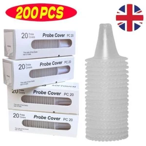 200x For Braun Probe Cover Thermoscan Replace Lens Ear Thermometer Filter Cap - Picture 1 of 12
