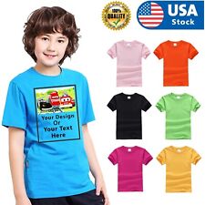 USA Child PERSONALIZED CUSTOM PRINT YOUR OWN TEXT ON A T-SHIRT CUSTOMIZED TEE