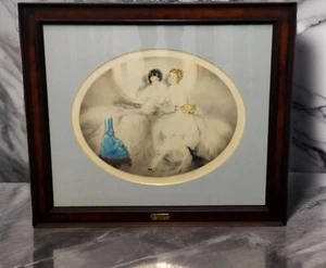 Louis Icart Etching Print "Blue Buddha" 1924 Signed and Framed - Picture 1 of 10