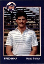 1988 Columbia Mets Grand Slam #18 Fred Hina