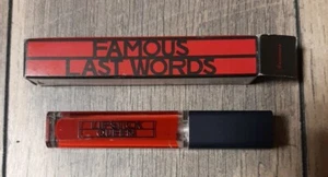 LIPSTICK QUEEN MATTE LIP COLOR FAMOUS LAST WORDS SAYONARA 0.19oz NIB - Picture 1 of 1