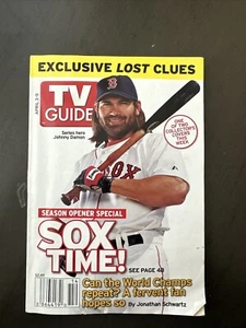 TV Guide magazine RED SOX collector covers RARE Johnny Damon 2005 Edition - Picture 1 of 1