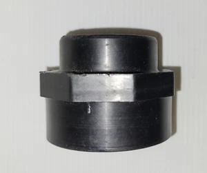 Polypropylene (PP) Reducing Socket 1 1/2" - 1" BSP Thread Female x Female - Picture 1 of 1