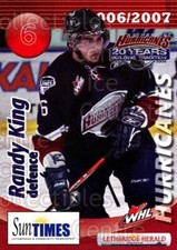 2006-07 Lethbridge Hurricanes #14 Randy King
