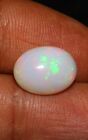 Natural opal gemstone 3.30 cts. AAA Ethiopian Welo fire oval opal loose cabochon