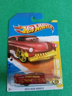 Tarjeta Hot Wheels '49 Drag Merc 2010 roja 30/240 gran tarjeta nuevos modelos 2011 Foto 1 de 3
