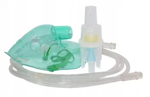 Accessories for inhaler adult mask + tube + medication container - Picture 1 of 1