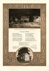 Oldenburg Platt Foto Illustration & Gedicht 1912 von Anna Feilner & Franz Poppe - Bild 1 von 1