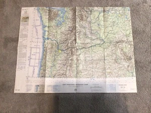 USAF Operational Navigation Chart Map 1960 Columbia River ONC 269 1. Auflage - Bild 1 von 10