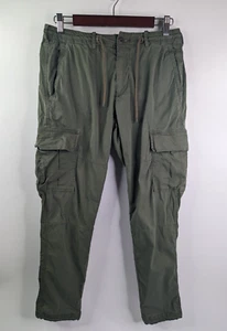 Vintage Abercrombie & Fitch Paratrooper Green Military Skinny Cargo Pants 28x30 - Picture 1 of 11