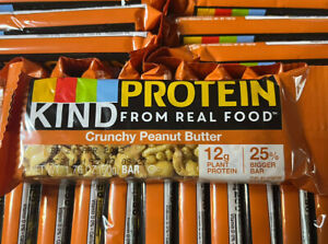 60 Kind Protein Crunchy Peanut Butter  12g Protein Best Buy Date 7,8,9/2022