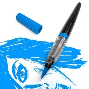 Pentel Farbe Wasser Pinsel Stifte - Nachfüllbar, Kalligraphie, Manga - 24 Farben - Bild 1 von 40