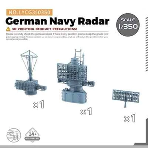 Yao's Studio LYCG350350 1/350 Model Upgrade Parts German Navy Radar - Picture 1 of 3