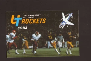 1983 Toledo Rockets Football Pocket Schedule Marathon MAC - Bild 1 von 1
