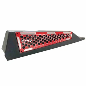 Red Grill Air Intake Bezel Polaris RZR XP 1000 2014 2015 2016 2017 2018 Billet - Picture 1 of 8
