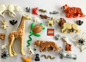 Lego Zoo Animals for Minifigures - Lion, Monkey, Shark, Tiger, Pig, Dinosaur - Picture 1 of 70