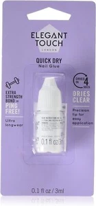 NEW 4 Second Protective Nail Glue Clear 3ml Glue Can Be Applied Ac Free Shippin - Picture 1 of 5