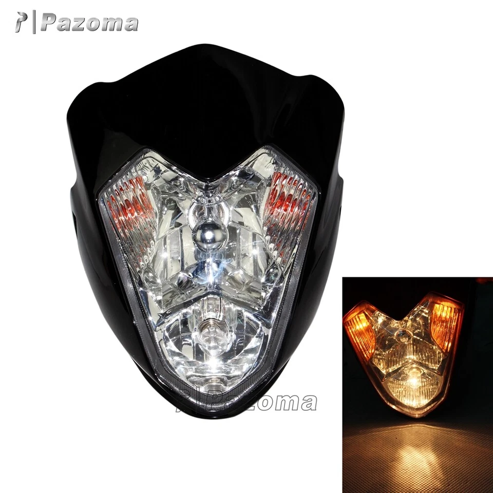 Faro de moto universal para Suzuki DR-Z125 DR125SE DR650S Foto 1 de 4