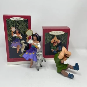 Hallmark Keepsake Ornaments Disney Quasimodo Esmeralda Hunchback of Notre Dame - Picture 1 of 14