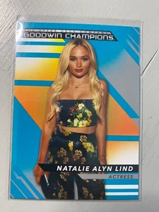 Natalie Alyn Lind #33 Blue (Actress) - 2022 Upper Deck Goodwin Champions - Picture 1 of 2