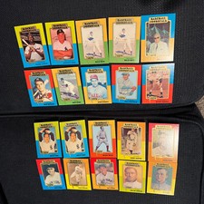 1980 TCMA Baseball Immortals 20 Baseball Cards NM/MINT Aaron Gehrig Mays Cobb