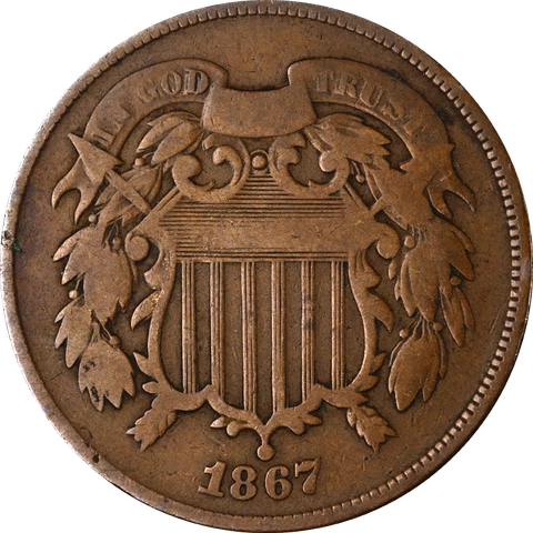 1867 Two (2) Cent Piece - Doubled Die Obverse Great Deals From The Executive Coi Cover