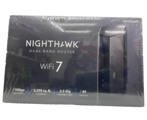 Netgear Nighthawk Dual-Band Internet Router WiFi 7 RS150 NEW - Picture 1 of 3