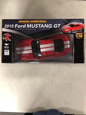 Radio Control RC 2015 Ford Mustang GT 1:16 Choose Red or Yellow New in Box - Image 1 of 4