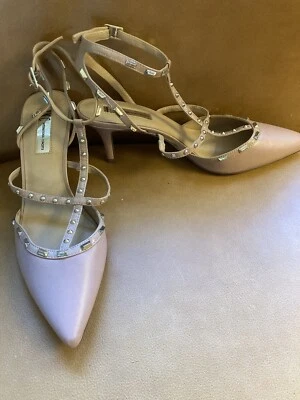 INC Women’s Blush Strappy Dress Shoes Stud Accents 9.5 New w/out Box - Image 1 of 4